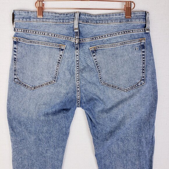 Rag & Bone Dre Low-Rise Slim Boyfriend Ankle Jeans in Edgecliff size 28 Stretch - Picture 12 of 14